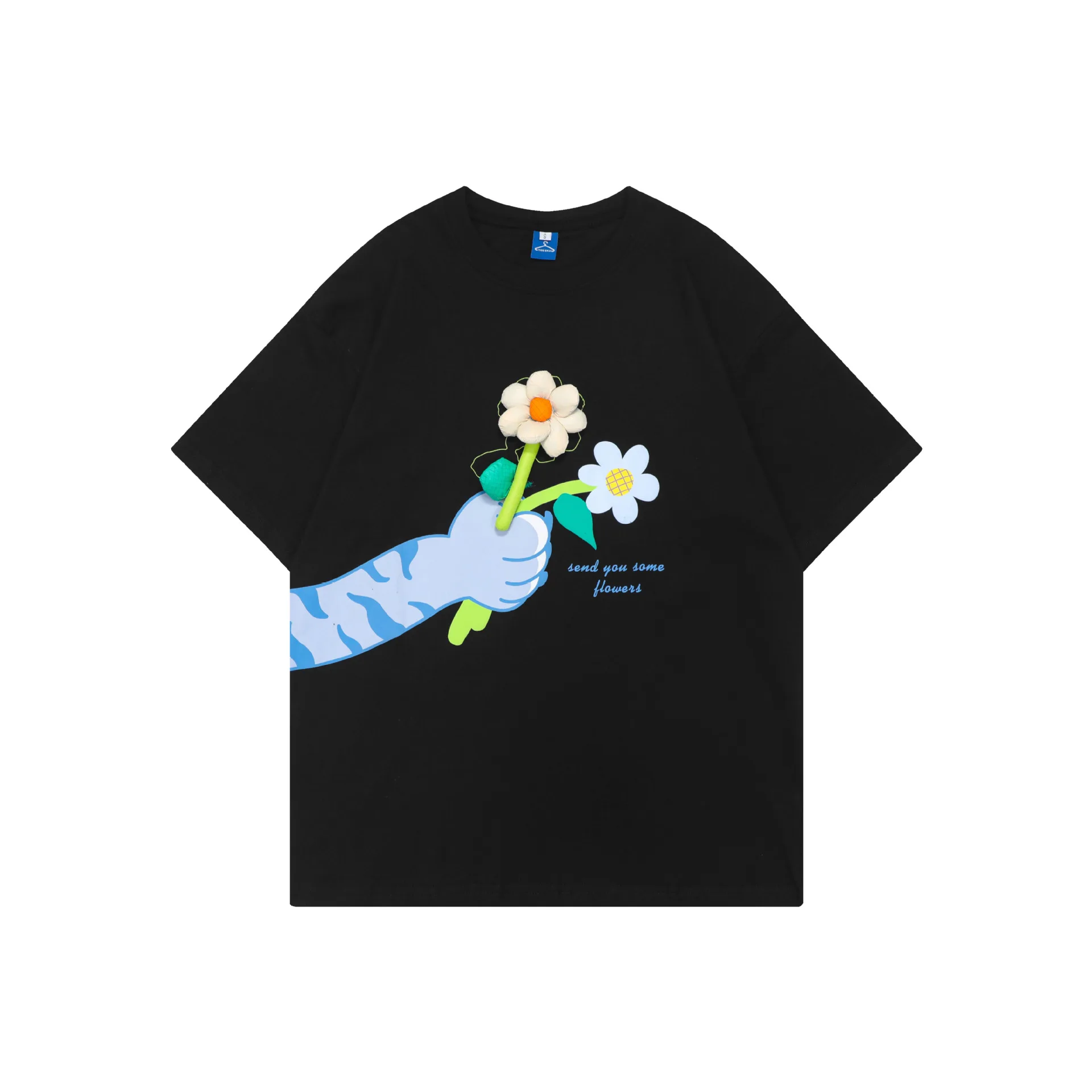 CHIPS Hand Flower Printing Graphic Men Women Lovely Wind T Shirt Hip Hop T Shirt Print Harajuku Cotton Tops Gothic Oversize
CHIPS Hand Flower Printing Graphic Men Women Lovely Wind T Shirt Hip Hop T Shirt Print Harajuku Cotton Tops Gothic Oversize