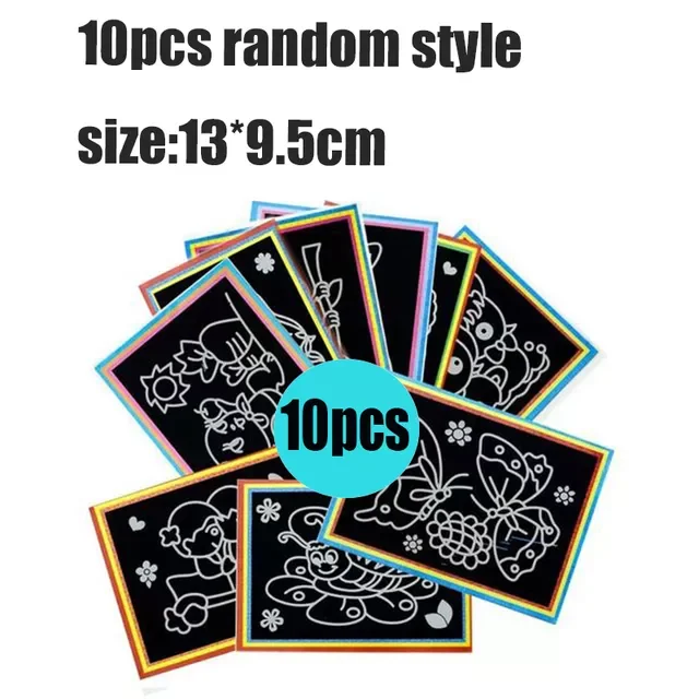 Board Magic Scratch Art Child Painting Creative Cards Stickers Learning Education Toy Coloring Books For Kids WYW
Board Magic Scratch Art Child Painting Creative Cards Stickers Learning Education Toy Coloring Books For Kids WYW