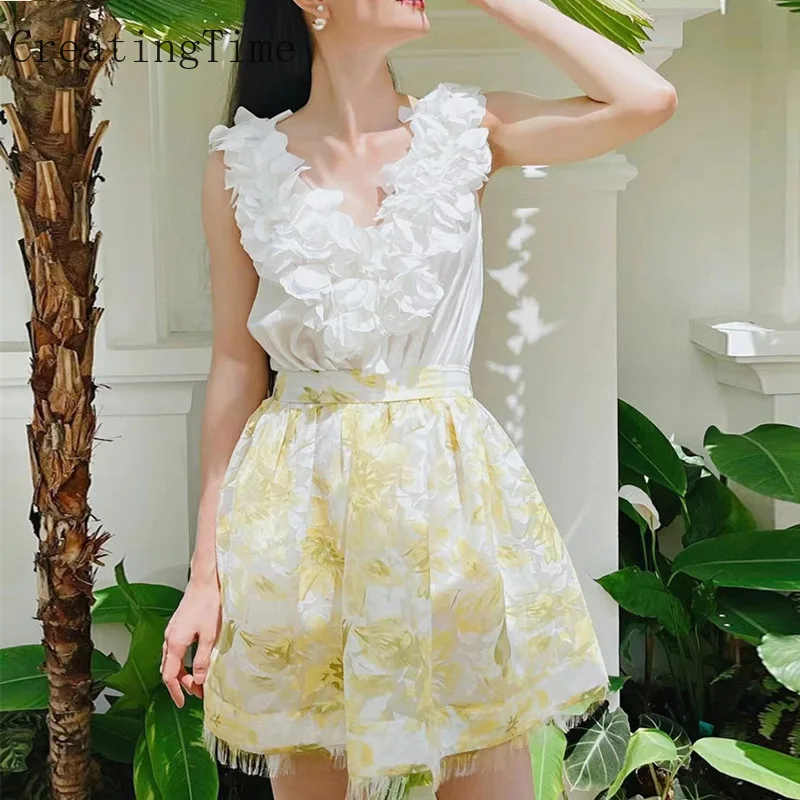 Tassel Bandage Bow Petals Decoration Patchwork Printing Dresses For Women 2022 V-neck Sleeveless Sweet Dress Summer New LH508
Tassel Bandage Bow Petals Decoration Patchwork Printing Dresses For Women 2022 V-neck Sleeveless Sweet Dress Summer New LH508