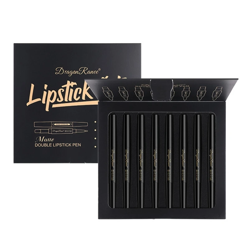 2 in 1 Double Head Lipstick Set Long Lasting Matte Lipstick Pen 8 Colors Lip Liner Moisturizing Lipstick Set for Women
2 in 1 Double Head Lipstick Set Long Lasting Matte Lipstick Pen 8 Colors Lip Liner Moisturizing Lipstick Set for Women