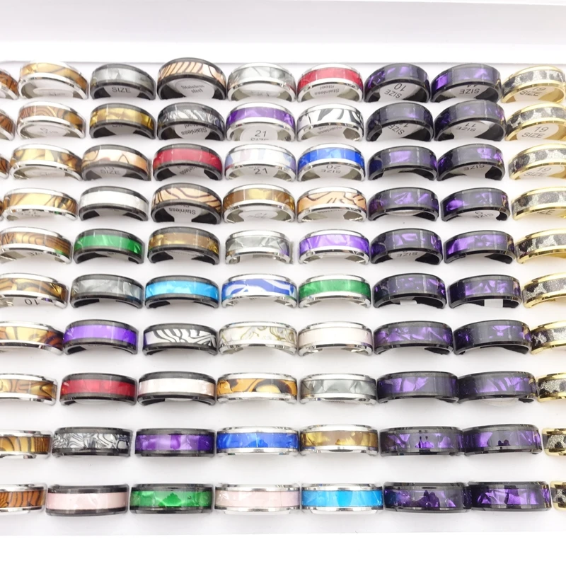 Wholesale 20pcs/Lot 316L Stainless Steel Rings For Men Women Black Golden Silver Color Mix Patterns Fashion Finger Jewelry Gift
Wholesale 20pcs/Lot 316L Stainless Steel Rings For Men Women Black Golden Silver Color Mix Patterns Fashion Finger Jewelry Gift