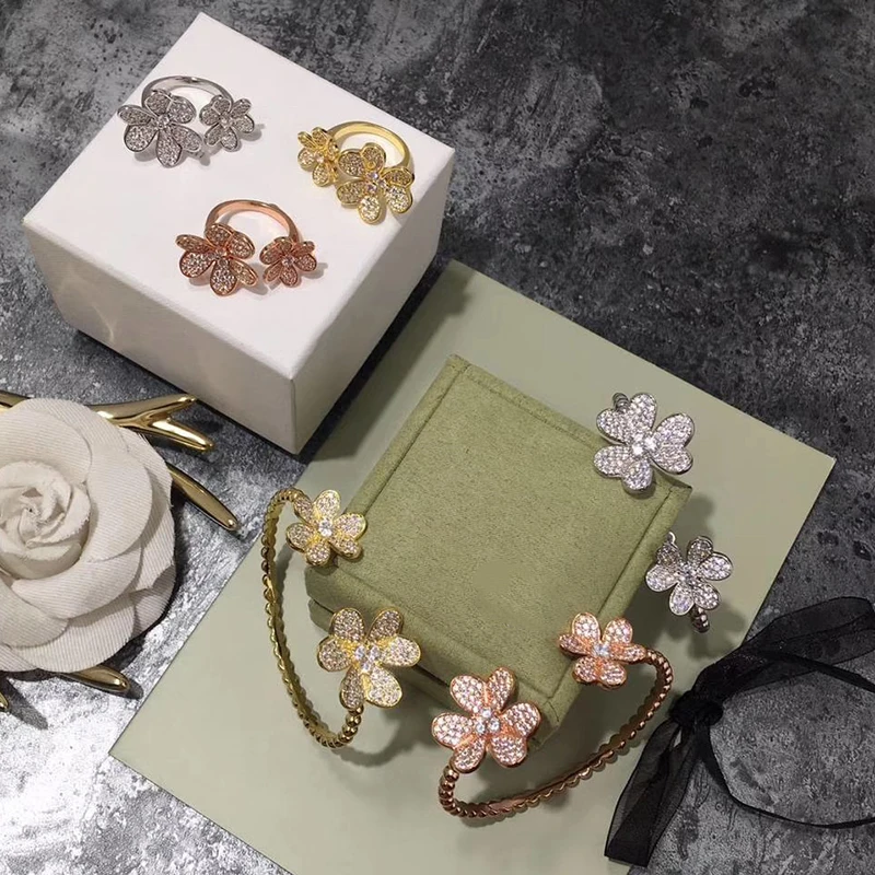 Brand Fashion Party Jewelry For Women Flower Bangle Rings Jewelry Set Beads Bracelet Ring Jewelry Set Gold Color Flower Bracelet
Brand Fashion Party Jewelry For Women Flower Bangle Rings Jewelry Set Beads Bracelet Ring Jewelry Set Gold Color Flower Bracelet