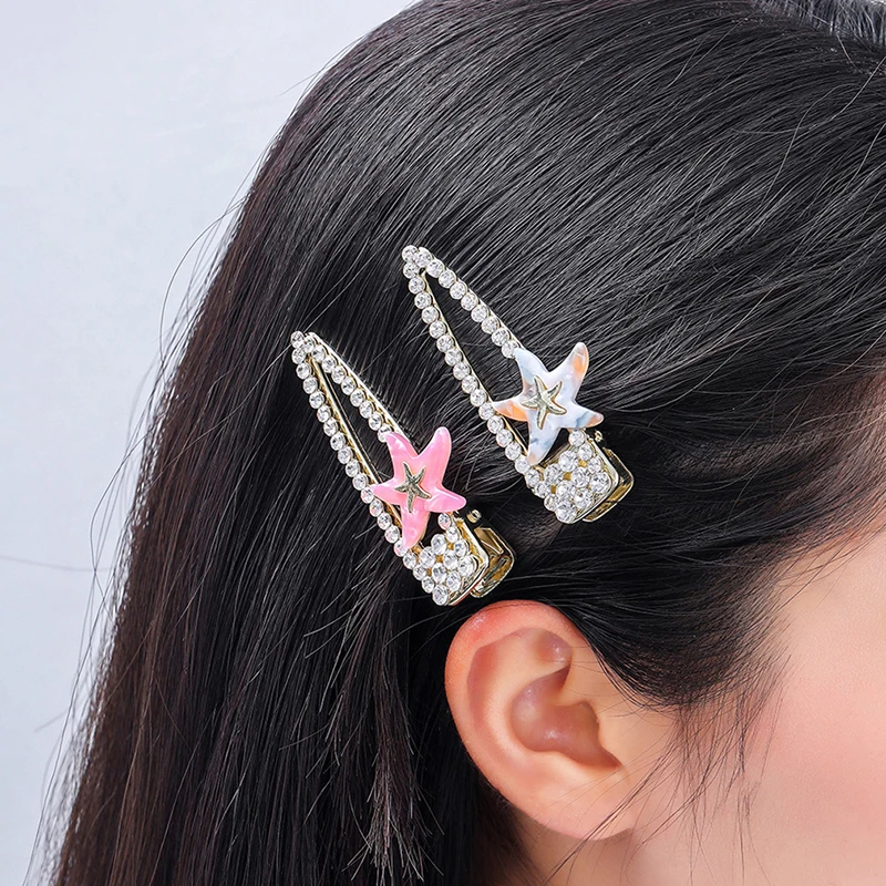 Girls Starfish Hair Barrette Stick Hairpin Hair Rhinestone Hair Clip Styling Accessories For Women Girls Fashion New Hair Clips
Girls Starfish Hair Barrette Stick Hairpin Hair Rhinestone Hair Clip Styling Accessories For Women Girls Fashion New Hair Clips