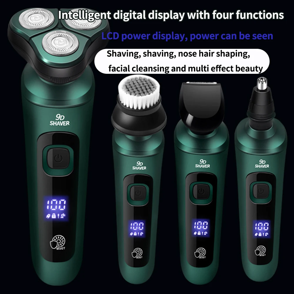 New Electric Shaver Mini Men Shaver Life Portable USB Rechargeable Razor Travel LCD Digital Display Three-head Floating Shavers
New Electric Shaver Mini Men Shaver Life Portable USB Rechargeable Razor Travel LCD Digital Display Three-head Floating Shavers