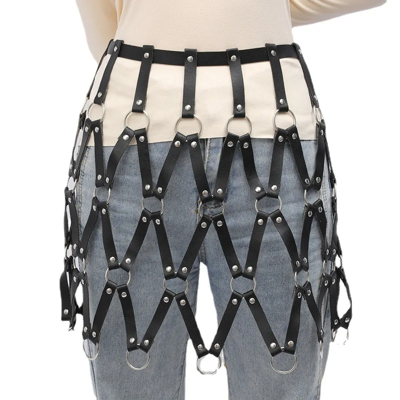 Sexy Hollow Out Street Dance Harajuku Performance Female Punk Belts Fashion Much Circle Punk Temperament new Waist Chain Belt
Sexy Hollow Out Street Dance Harajuku Performance Female Punk Belts Fashion Much Circle Punk Temperament new Waist Chain Belt