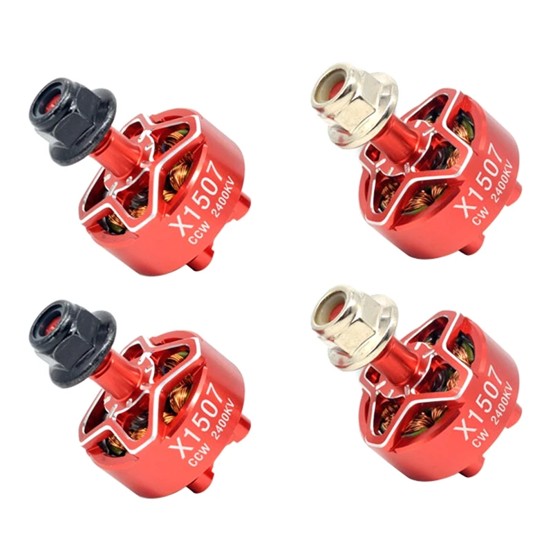 

4 PCS 1507 2500KV 3-6S CW & CCW Brushless Motor For Sprog Beginner RC Drone FPV Racing DIY Accessories
