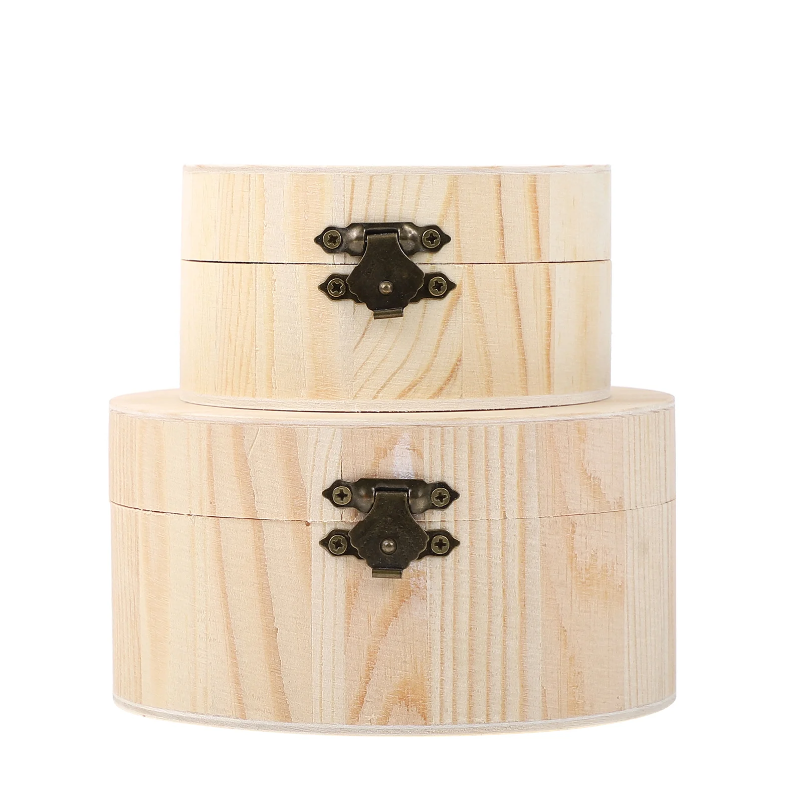 2 Pcs Wooden Storage Present Package Box Organizer Boxes Round Simple Wooden Boxes Mini Round Wooden Box
2 Pcs Wooden Storage Present Package Box Organizer Boxes Round Simple Wooden Boxes Mini Round Wooden Box