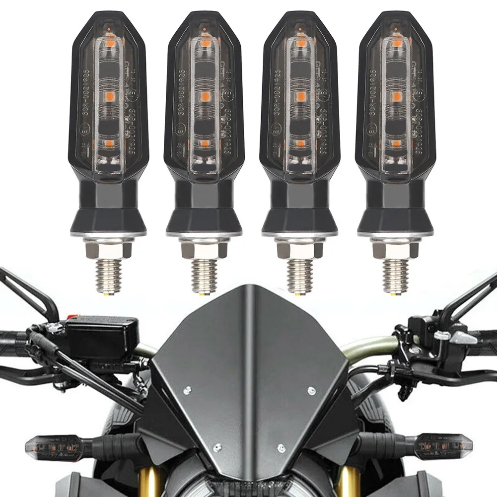 4Pcs Motorcycle Universal LED Turn Signal Amber Flashing Light Indicator Signal Light For For Honda-Suzuki-Kawasaki-forYamaha
4Pcs Motorcycle Universal LED Turn Signal Amber Flashing Light Indicator Signal Light For For Honda-Suzuki-Kawasaki-forYamaha