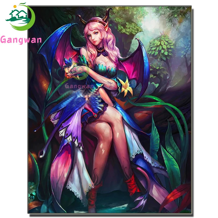 Fantasy Bat Fairy Diamond Painting 5D DIY Embroidery Set Handmade Home Decor Diamond Mosaic Square Round Rhinestone witch, fairy
Fantasy Bat Fairy Diamond Painting 5D DIY Embroidery Set Handmade Home Decor Diamond Mosaic Square Round Rhinestone witch, fairy