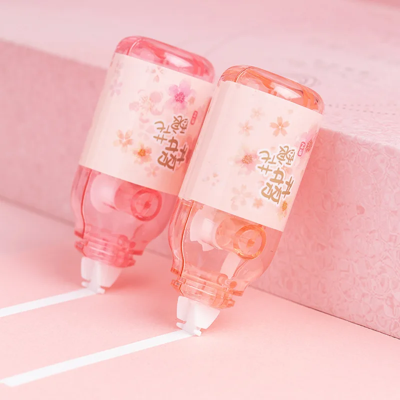 5mm*6m Sakura White Out Correction Tape with Eraser PET Corrector School Office Cute Accessories Decor Gift School Supplies
5mm*6m Sakura White Out Correction Tape with Eraser PET Corrector School Office Cute Accessories Decor Gift School Supplies