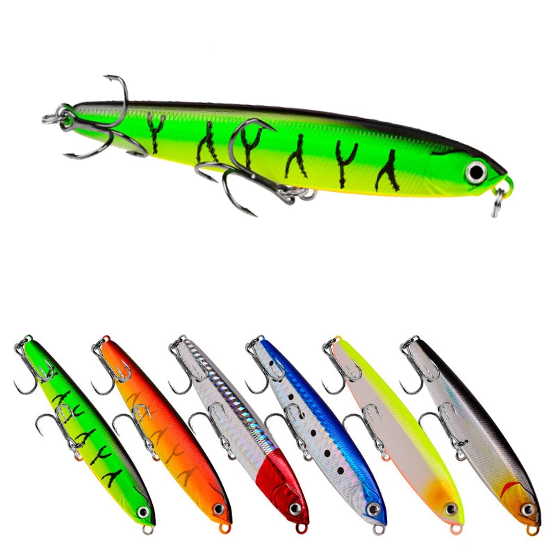Lure Bait Pencil, Artificial Plastic Submerged Hard Bait, Bass Pike Fishing Supplies Rocker Bionic Long-range Bait Pencil 2022
Lure Bait Pencil, Artificial Plastic Submerged Hard Bait, Bass Pike Fishing Supplies Rocker Bionic Long-range Bait Pencil 2022