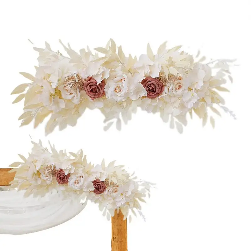 Wedding Arch Flowers For Ceremony Rustic Wedding Flowers Artificial Rose Decorative Floral Swag For Wedding Chair Arbor Wedding
Wedding Arch Flowers For Ceremony Rustic Wedding Flowers Artificial Rose Decorative Floral Swag For Wedding Chair Arbor Wedding