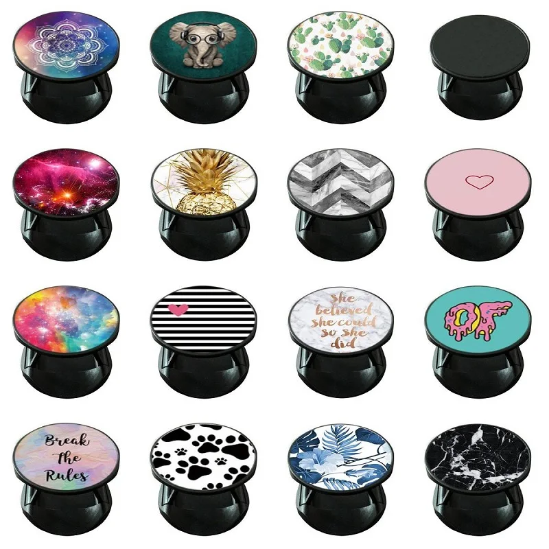 Black Phone Holder Rotatable Round Bracket Anti-Fall Lazy Finger Ring Mobile Phone Stand for IPhone X and Other Smartphone
Black Phone Holder Rotatable Round Bracket Anti-Fall Lazy Finger Ring Mobile Phone Stand for IPhone X and Other Smartphone