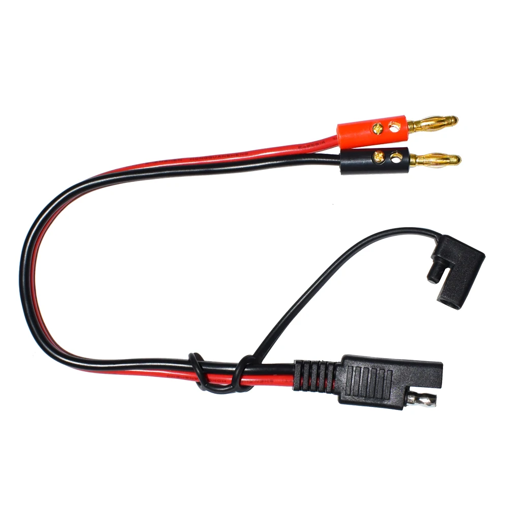 14AWG 30cm SAE to 4mm Bullet Banana Plugs Battery Charge Cable for Automobile and Solar Panel Charger Connector Cable
14AWG 30cm SAE to 4mm Bullet Banana Plugs Battery Charge Cable for Automobile and Solar Panel Charger Connector Cable