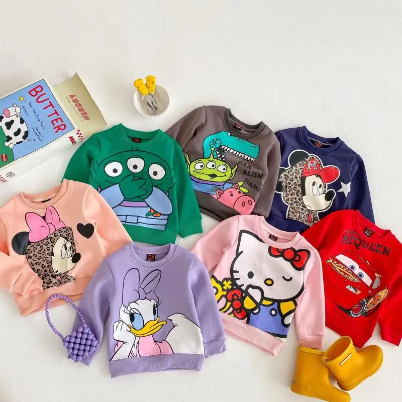 Sanrio Hello Kitty Baby Boys Girls Sweaters Disney Kids Sweaters for Winter Knitted Bottoming Boys Sweaters Vetement Enfant
Sanrio Hello Kitty Baby Boys Girls Sweaters Disney Kids Sweaters for Winter Knitted Bottoming Boys Sweaters Vetement Enfant