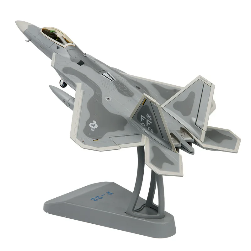 U.S. Air Force F22 fighter blue nose aircraft model simulation alloy finished aircraft model
U.S. Air Force F22 fighter blue nose aircraft model simulation alloy finished aircraft model