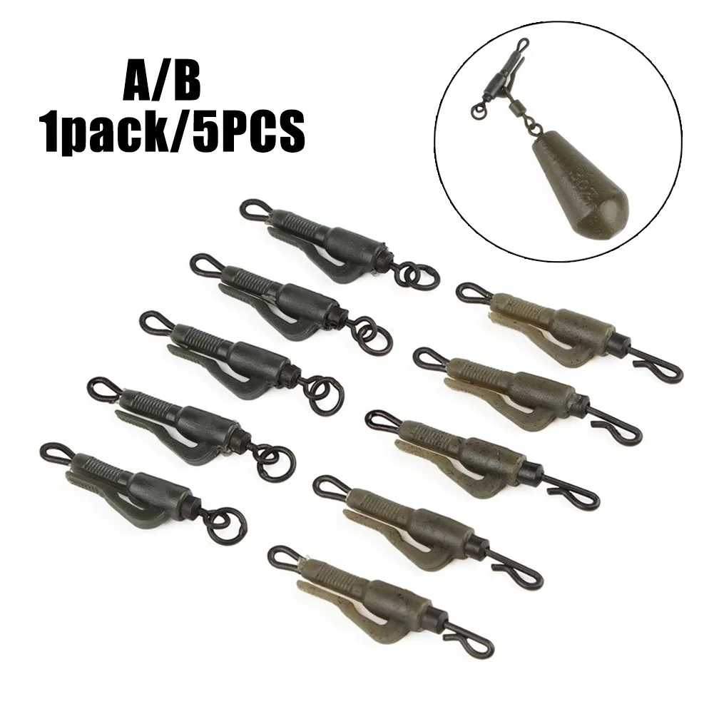 5 PCS Lead Clip Quick Change Swivel Tail Rubber Lead Clips & Tail Rubbers Cone Carp Fishing Tackle Kit Rig Accessories
5 PCS Lead Clip Quick Change Swivel Tail Rubber Lead Clips & Tail Rubbers Cone Carp Fishing Tackle Kit Rig Accessories