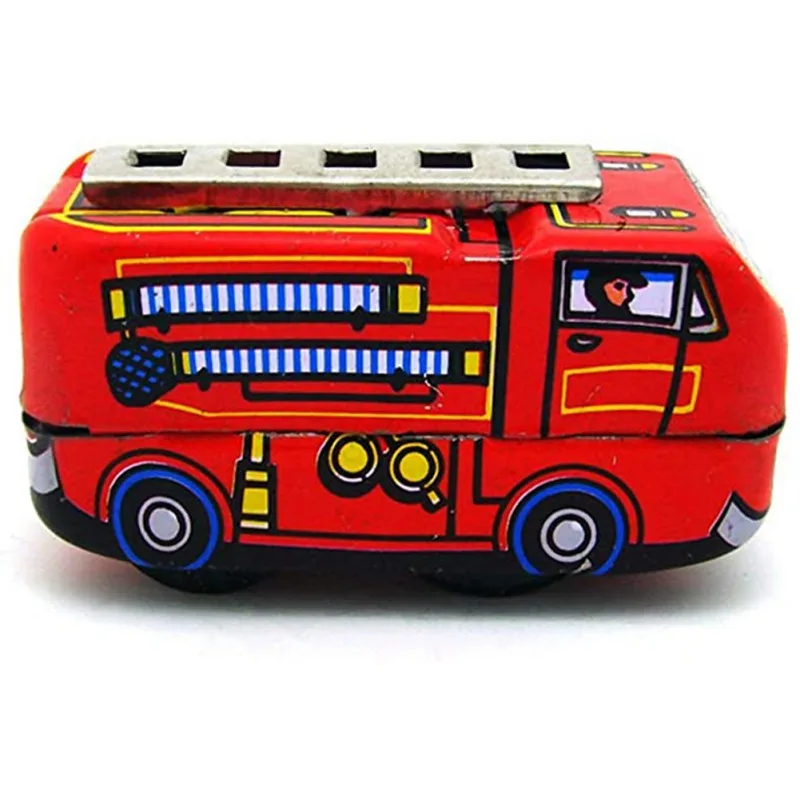 Children Clockwork Toys Vintage Train Locomotive Model 80's Fire Truck Clockwork Wind Up Car Kids Tin Toy Collectible Gifts
Children Clockwork Toys Vintage Train Locomotive Model 80's Fire Truck Clockwork Wind Up Car Kids Tin Toy Collectible Gifts