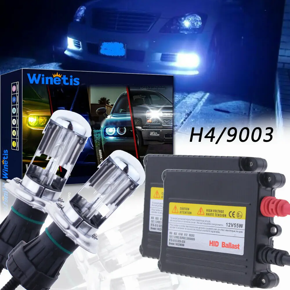55 Вт Winetis H4 Биксеноновые 9003 Hid конверсионные лампы для фар 10000K синие 2 шт.
55 Вт Winetis H4 Биксеноновые 9003 Hid конверсионные лампы для фар 10000K синие 2 шт.