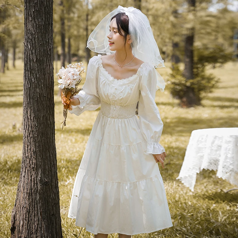 Женское вечернее платье с длинным рукавом, белое повседневное облегающее платье в Корейском стиле для вечеринки или свадьбы, 2022
Женское вечернее платье с длинным рукавом, белое повседневное облегающее платье в Корейском стиле для вечеринки или свадьбы, 2022