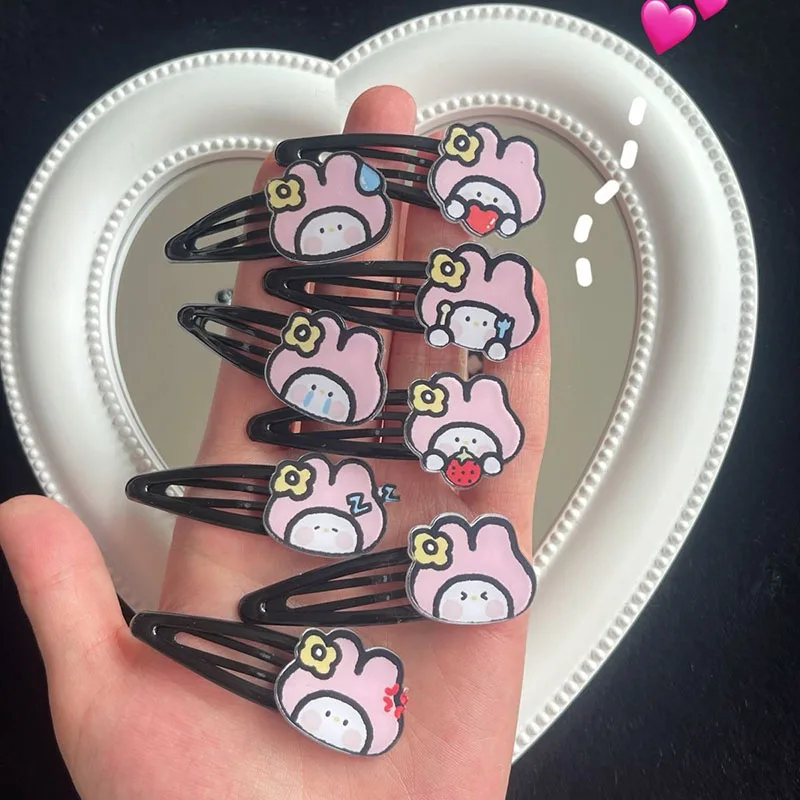 8Pcs Cute Sanrio Mymelody Hair Clip Female Acrylic Expression Bag Bb Clip Student Children Bang Clip Side Clip Headgear Gift
8Pcs Cute Sanrio Mymelody Hair Clip Female Acrylic Expression Bag Bb Clip Student Children Bang Clip Side Clip Headgear Gift