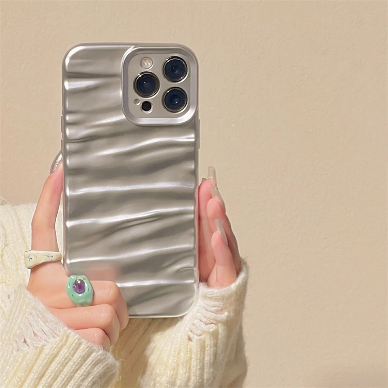 Glossy Tin Foil Plating Case for iPhone 11 12 13 14 Pro Max 13promax 3D Soft TPU Shockproof Cover
Glossy Tin Foil Plating Case for iPhone 11 12 13 14 Pro Max 13promax 3D Soft TPU Shockproof Cover