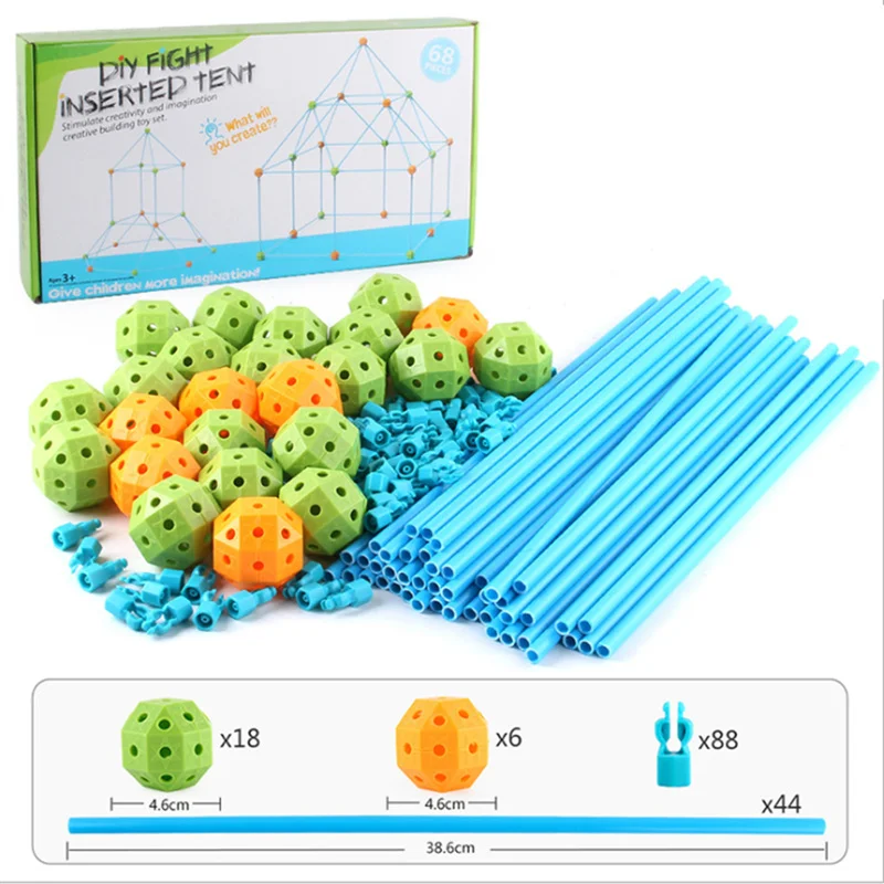 Kids Castles Tunnels Play Tent Kids Construction Fort Building Kits DIY Building Fortress Outdoor Games Toys House Assemble Toys
Kids Castles Tunnels Play Tent Kids Construction Fort Building Kits DIY Building Fortress Outdoor Games Toys House Assemble Toys