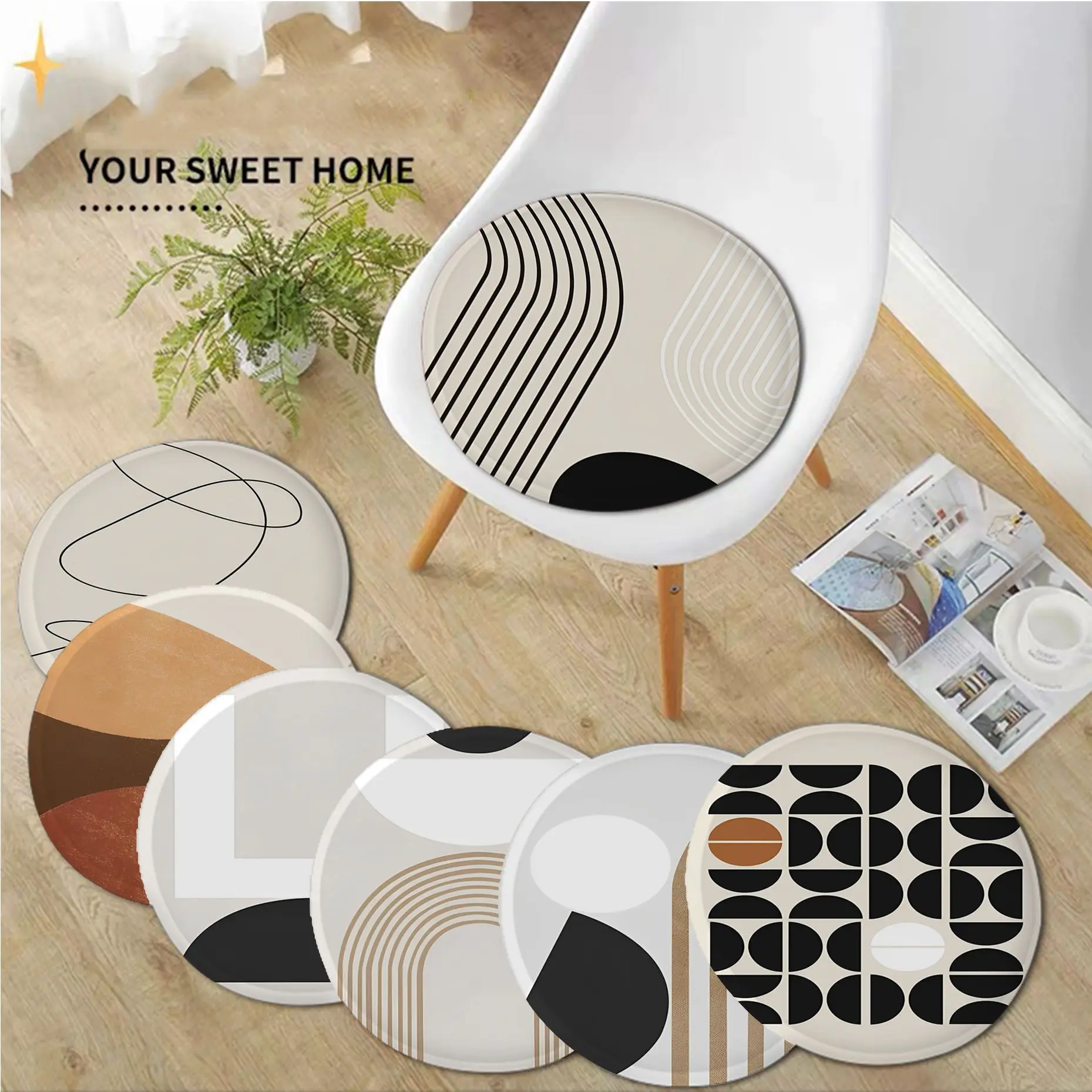 Geometric Minimalist Painting Tie Rope Plush Cushion Home Back Cushion Soft Comfortable 50x50cm Outdoor Garden Cushions
Geometric Minimalist Painting Tie Rope Plush Cushion Home Back Cushion Soft Comfortable 50x50cm Outdoor Garden Cushions