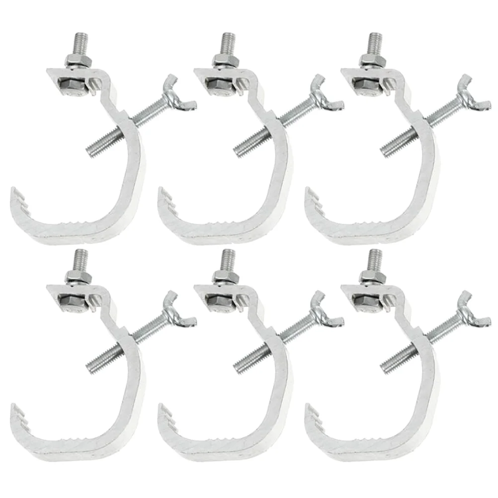 6 Pcs Stage Light Hook O-clamp Spotlight Clamps Truss Dj Metal Lighting Mount Aluminum Clips Accessories
6 Pcs Stage Light Hook O-clamp Spotlight Clamps Truss Dj Metal Lighting Mount Aluminum Clips Accessories