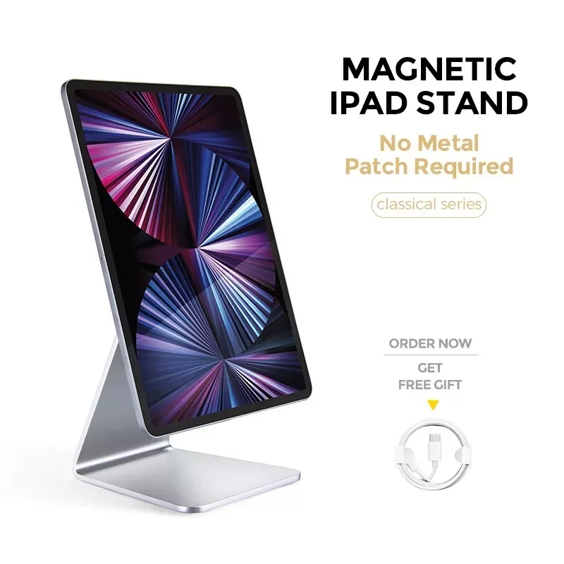 Stand For iPad, Aluminum Tablet Holder Adjustable Desktop Stand Holder For Apple iPad Pro 11/12.9/iPad Air
Stand For iPad, Aluminum Tablet Holder Adjustable Desktop Stand Holder For Apple iPad Pro 11/12.9/iPad Air