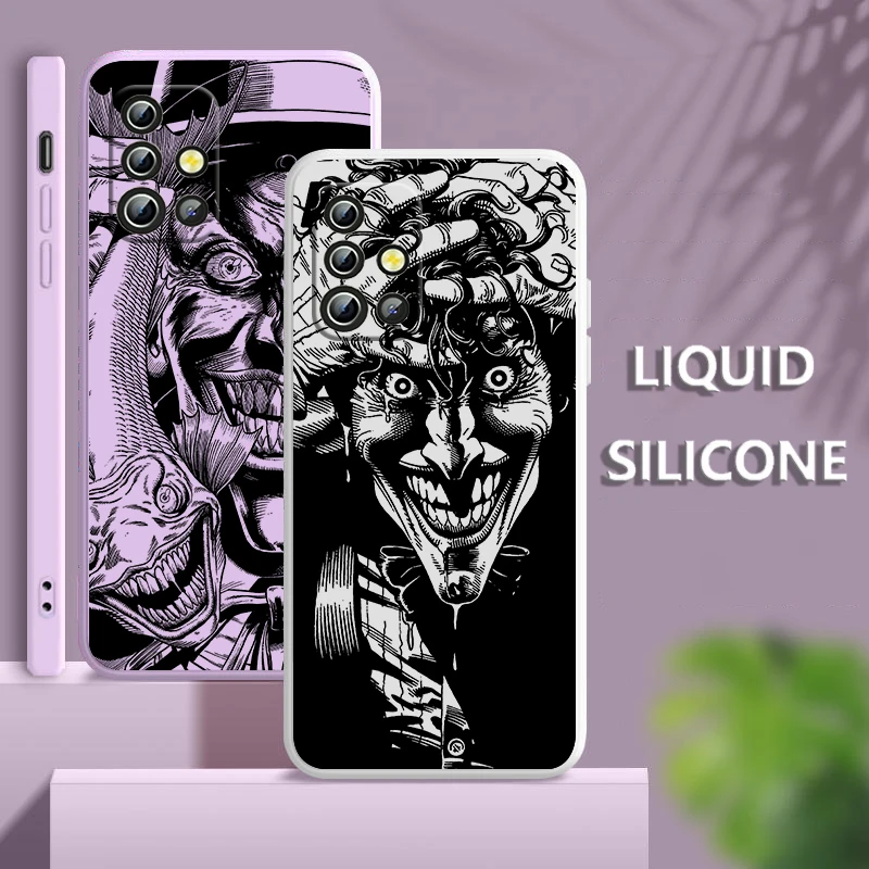 Dark Knight Horrifying Joker For Samsung A04 S A71 A51 A42 A41 A30 A32 A21S A12 A11 A01 A02 4G 5G Liquid Rope Phone Case
Dark Knight Horrifying Joker For Samsung A04 S A71 A51 A42 A41 A30 A32 A21S A12 A11 A01 A02 4G 5G Liquid Rope Phone Case