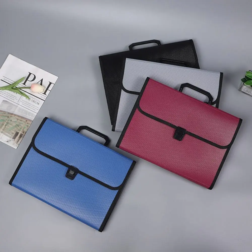 4 Color Portable Hand Held Office A4 File Folder Business Briefcases Expanding File Bag Students Study Document Organiser
4 Color Portable Hand Held Office A4 File Folder Business Briefcases Expanding File Bag Students Study Document Organiser