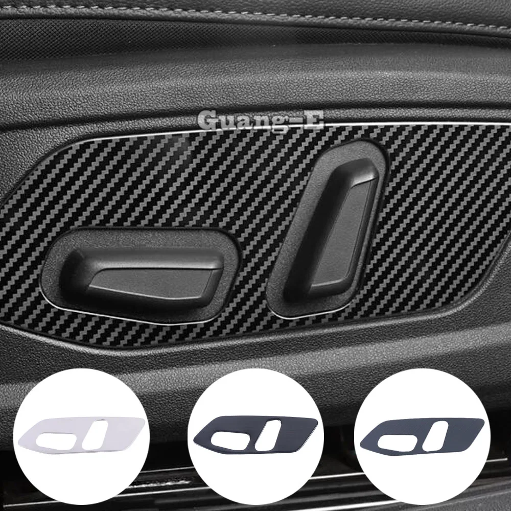 

Sticker Stainless Steel Cover Seat Adjustment Knob Button Switch Trim Frame 1PCs For Hyundai Elantra Avante 2020 2021 2022 2023