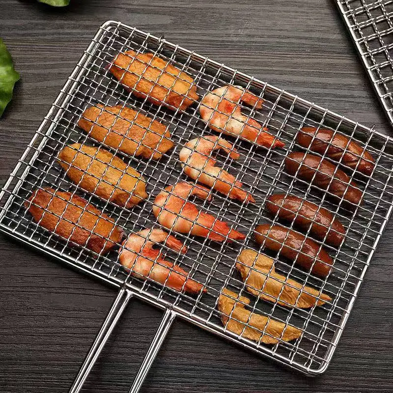 Non-Stick Fish Grilling Basket Metal Handle Barbecue Tool Meat Bacon Grill Net Outdoor BBQ Rack Accessories
Non-Stick Fish Grilling Basket Metal Handle Barbecue Tool Meat Bacon Grill Net Outdoor BBQ Rack Accessories