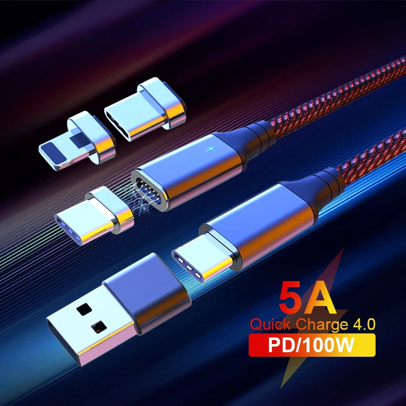 100W Magnetic PD Fast Charging Micro Cable Mobile Phone Type C To Type C Data Cable For iPhone 13 12 Pro Max Huawei P40 Xiaomi11
100W Magnetic PD Fast Charging Micro Cable Mobile Phone Type C To Type C Data Cable For iPhone 13 12 Pro Max Huawei P40 Xiaomi11