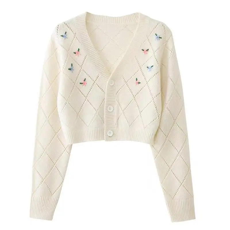 Cardigan Sweater Autumn Spring Korean Fashion Style Knitted V Neck Solid For Women Casual Office Lady 
Cardigan Sweater Autumn Spring Korean Fashion Style Knitted V Neck Solid For Women Casual Office Lady