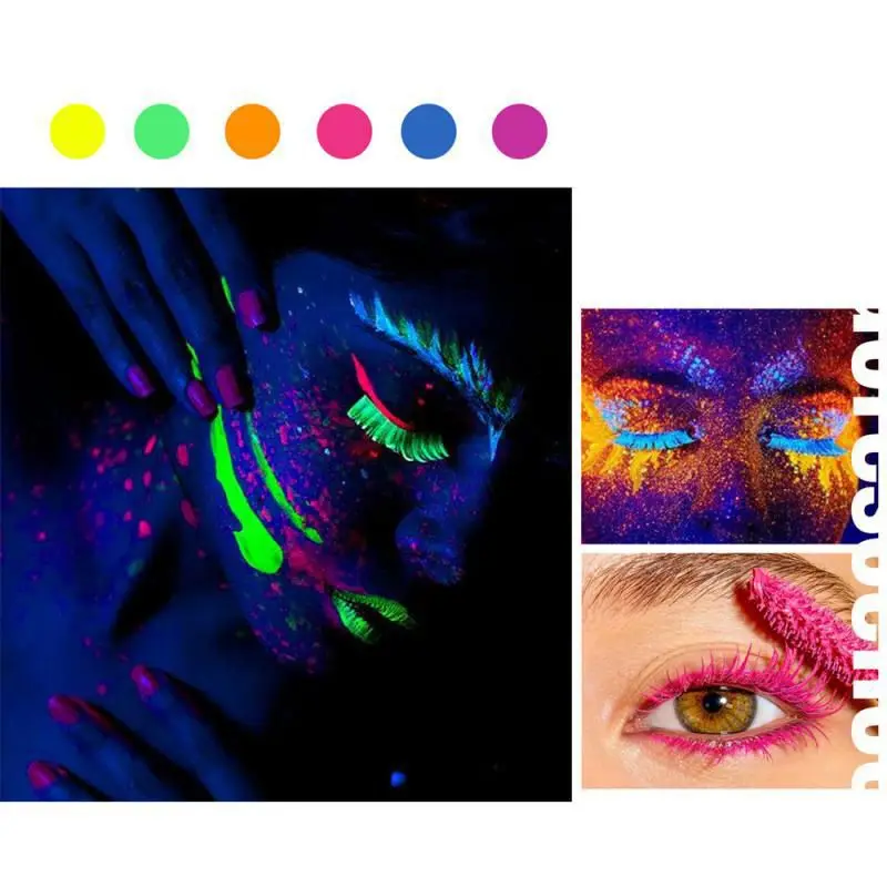 6color Fluorescence Neon Mascara Base Extension Eye Lash Cream Waterproof Colorful Long Lasting Eyelash Lengthen Serum Halloween
6color Fluorescence Neon Mascara Base Extension Eye Lash Cream Waterproof Colorful Long Lasting Eyelash Lengthen Serum Halloween