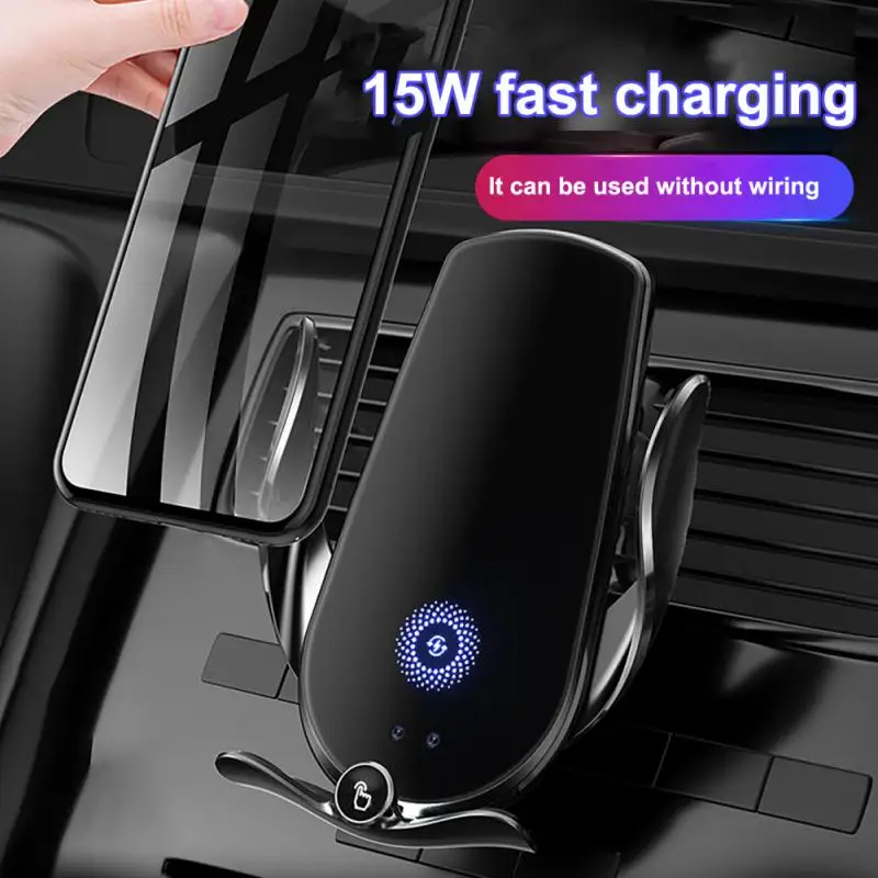 Автомобильный держатель для телефона, портативный автоматический индукционный кронштейн для телефона, Универсальное автомобильное беспр... 
Автомобильный держатель для телефона, портативный автоматический индукционный кронштейн для телефона, Универсальное автомобильное беспр...