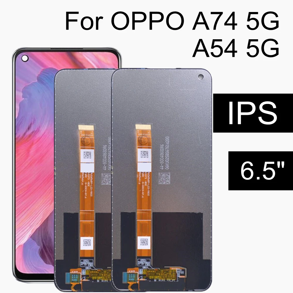 Для 6.5 IPS OPPO A74 5G CPH2197 CPH2263/ A54 CPH2195 ЖК-дисплей сенсорный дигитайзер экран в сборе