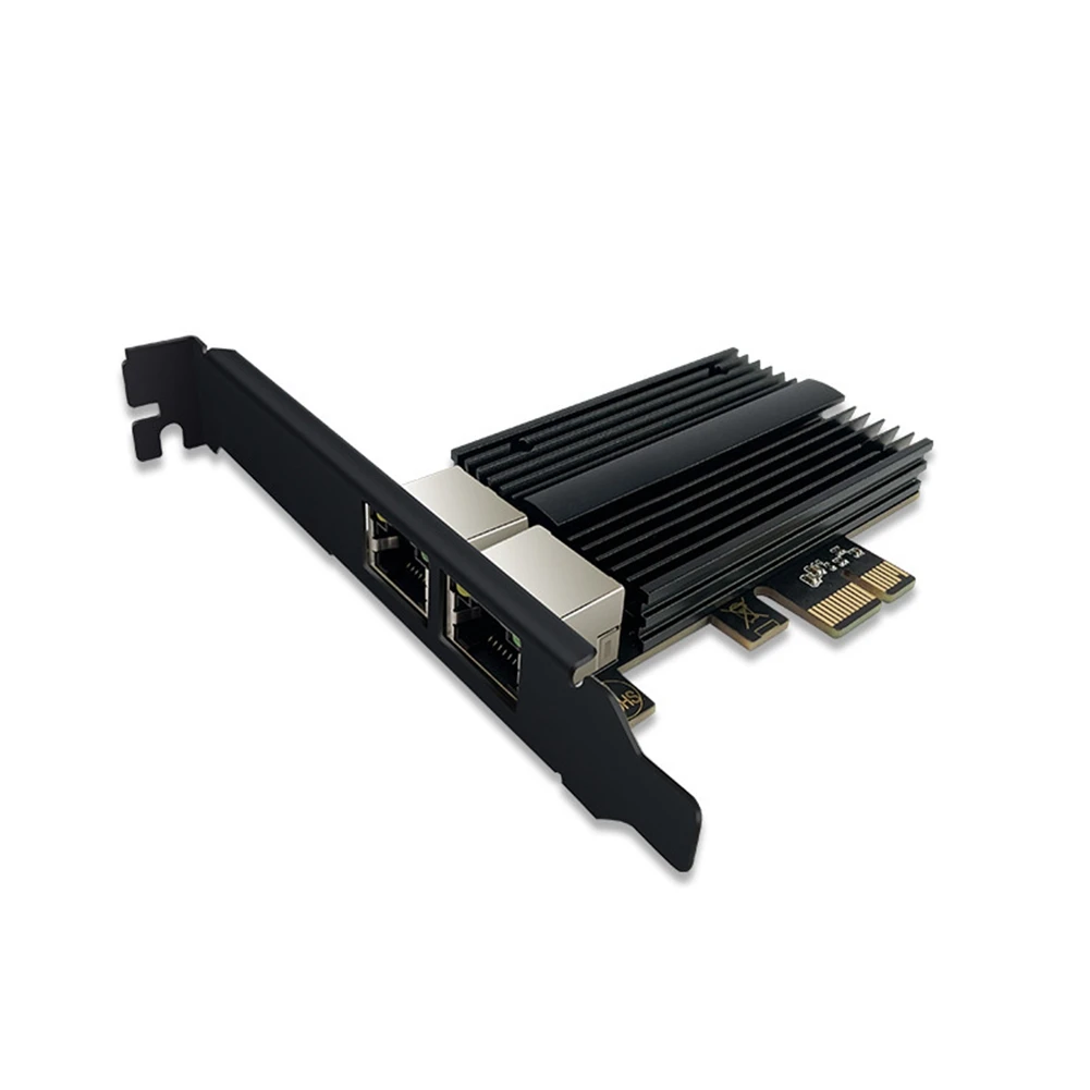 RTL8125B Dual-Port 2.5G Network Card PCI-E Built-in 2500Mbps Dual-Port Wired Network Card Server Industrial Computer
RTL8125B Dual-Port 2.5G Network Card PCI-E Built-in 2500Mbps Dual-Port Wired Network Card Server Industrial Computer