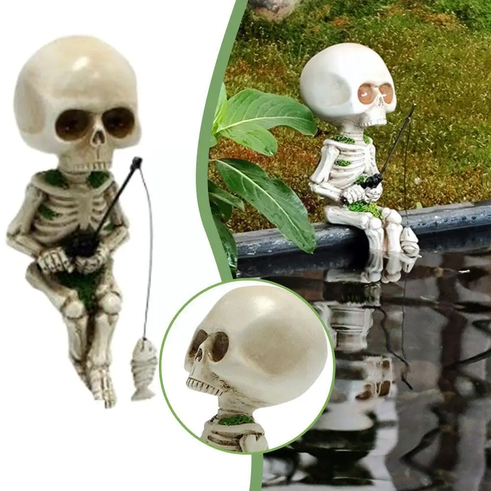 Creative Halloween Garden Statues Skeleton Figurines Sculptures For Pool Bird Bath Fountain Decoration Resin Ornament Decor R6C0
Creative Halloween Garden Statues Skeleton Figurines Sculptures For Pool Bird Bath Fountain Decoration Resin Ornament Decor R6C0