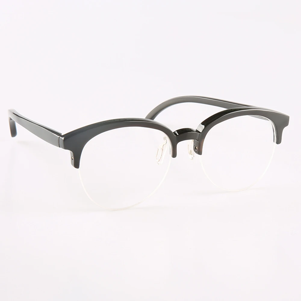 Retro Oval half-rim Light Classic Handmade Optical Prescription Glasses For Men Buffalo Horn Luxury Eyewear New Eyeglass Frames
Retro Oval half-rim Light Classic Handmade Optical Prescription Glasses For Men Buffalo Horn Luxury Eyewear New Eyeglass Frames
