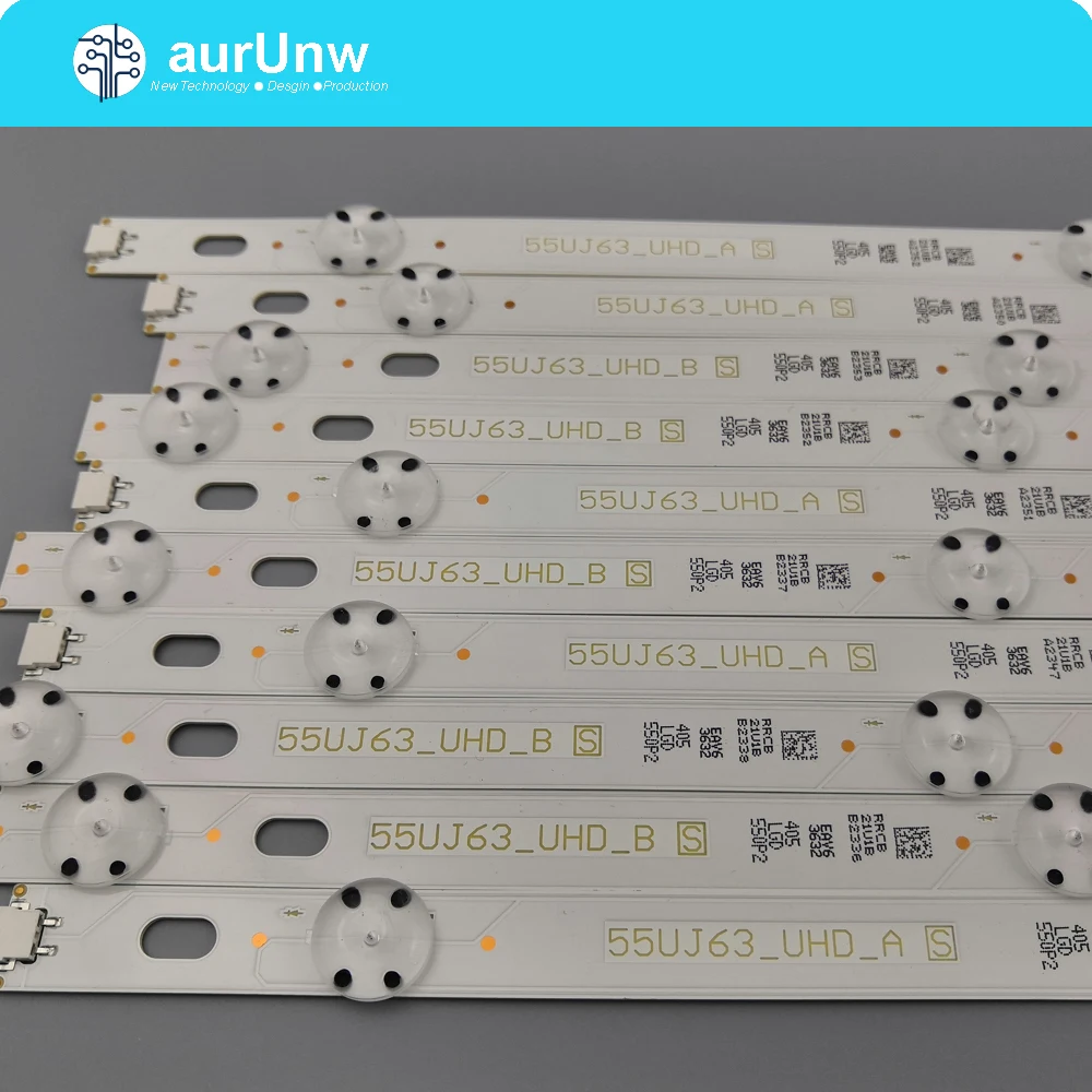LED backlight strip 8 lamp for LG 55"TV Innotek 17Y 55INCH_B-TYPE SSC_55UJ630V 55UJ6300 55UJ63 55LJ63_UHD_B 55LJ55_FHD_A
LED backlight strip 8 lamp for LG 55"TV Innotek 17Y 55INCH_B-TYPE SSC_55UJ630V 55UJ6300 55UJ63 55LJ63_UHD_B 55LJ55_FHD_A