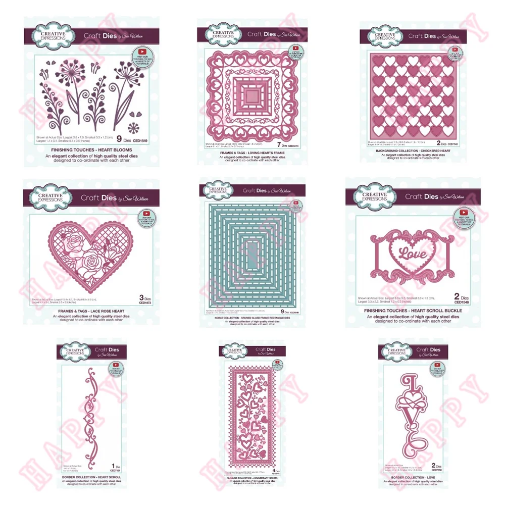 New Metal Cutting Dies Flowers Leaves Love Decoration For DIY Scrapbooking Diary Album Paper Template Card Embossing Handcraft
New Metal Cutting Dies Flowers Leaves Love Decoration For DIY Scrapbooking Diary Album Paper Template Card Embossing Handcraft