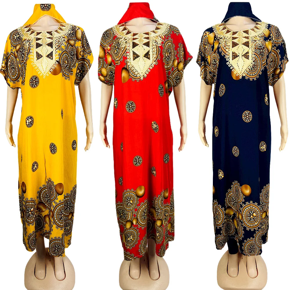 Summer Large Size Women's Long Skirt Bat Sleeve Fashion Elegant Loose Print Embroidery Sequins Women's Yellow Red Blue L XL XXL
Summer Large Size Women's Long Skirt Bat Sleeve Fashion Elegant Loose Print Embroidery Sequins Women's Yellow Red Blue L XL XXL
