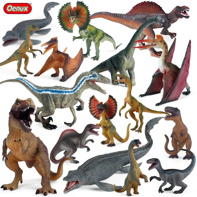 Oenux Jurassic Dinosaur Brinquedo 2PCS T-Rex Pterosaur Mosasaurus Animal Model Action Figures Home Decor Collection Toy Kid Gift
Oenux Jurassic Dinosaur Brinquedo 2PCS T-Rex Pterosaur Mosasaurus Animal Model Action Figures Home Decor Collection Toy Kid Gift