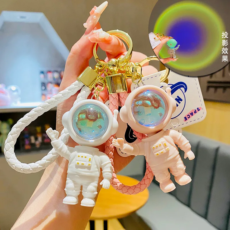 Creative Astronaut Network Red Atmosphere Light Cartoon Car Key Chain Female Schoolbag Pendant Exquisite Pair of Small Gifts
Creative Astronaut Network Red Atmosphere Light Cartoon Car Key Chain Female Schoolbag Pendant Exquisite Pair of Small Gifts