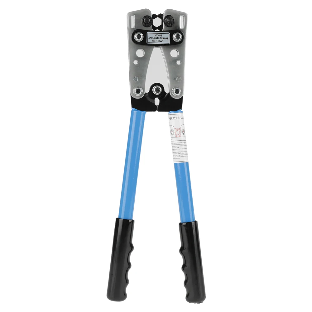 6 - 50 mm² HX-50B Plug Terminal Crimping Tool Cable Wire Lug Hex Terminal Crimper(Blue) Cable Cable Cable Cable
6 - 50 mm² HX-50B Plug Terminal Crimping Tool Cable Wire Lug Hex Terminal Crimper(Blue) Cable Cable Cable Cable
