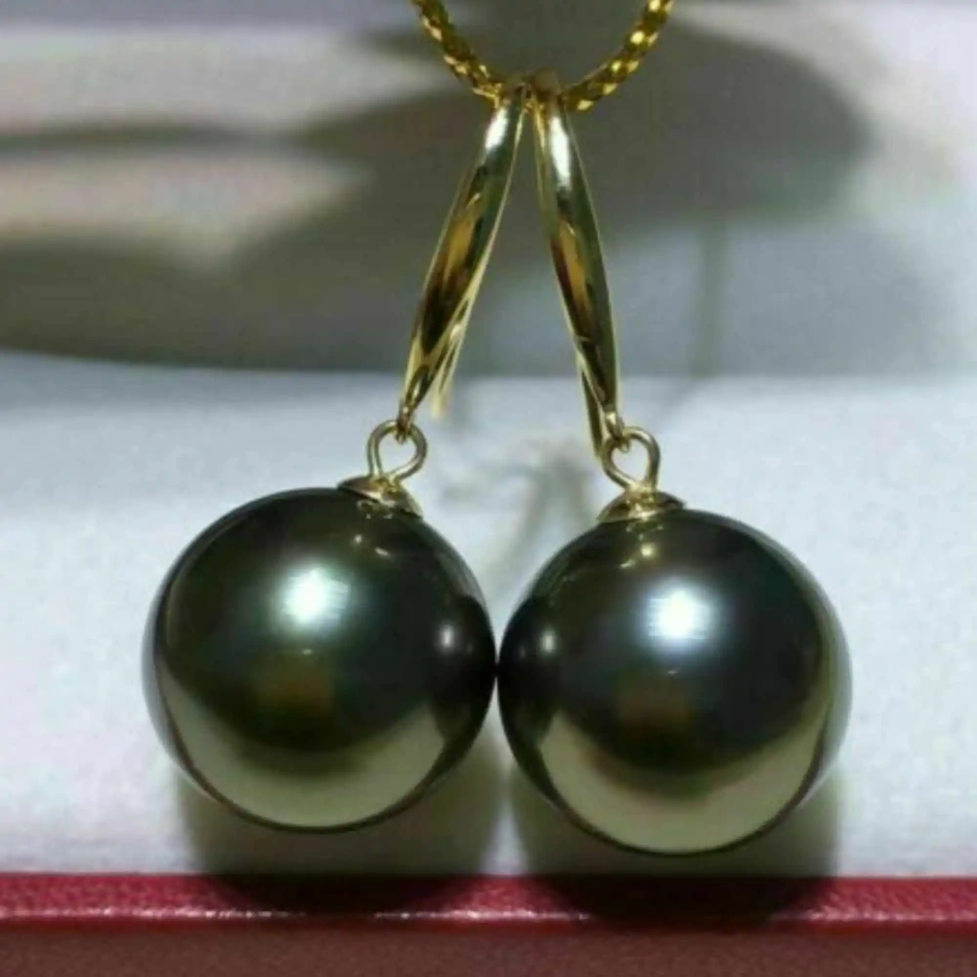 16mm Natural black Tahitian round shell pearl 14K gold earrings CARNIVAL Accessories Thanksgiving Jewelry Women Halloween Hook 
16mm Natural black Tahitian round shell pearl 14K gold earrings CARNIVAL Accessories Thanksgiving Jewelry Women Halloween Hook