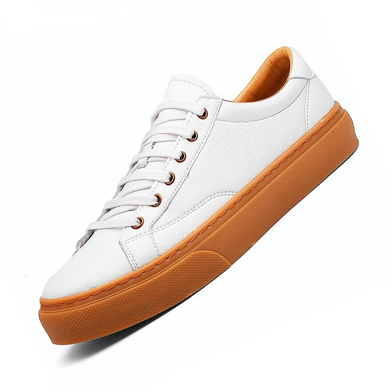 Lace-up Men's Leather Shoes New High Quality Outdoor Fashion Fashion Soft Casual Spring Men's Shoes Rubber Sole Sneakers
Lace-up Men's Leather Shoes New High Quality Outdoor Fashion Fashion Soft Casual Spring Men's Shoes Rubber Sole Sneakers